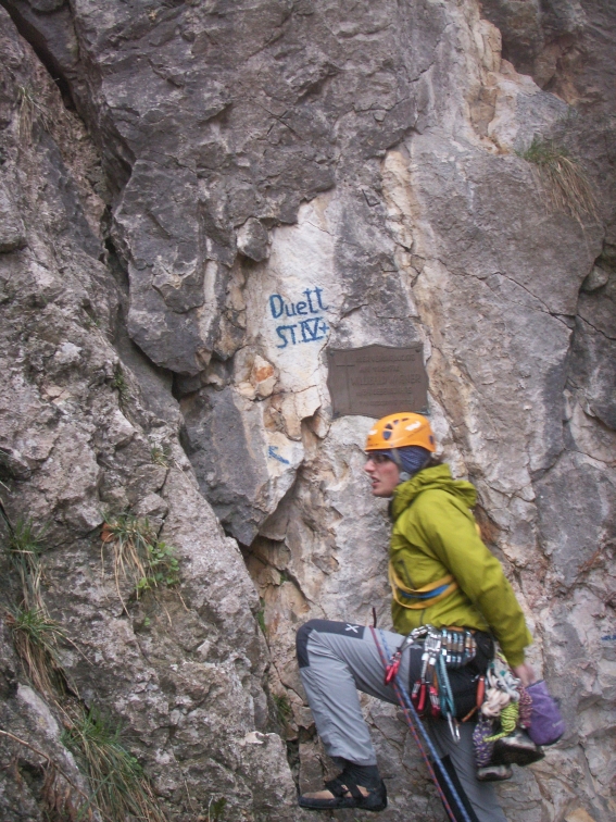 2 Stunden später am Einstieg vom Duettsteig mit Peter & Manuel