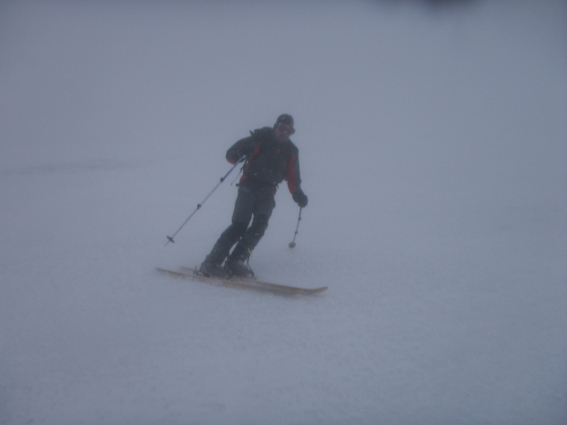 ich beim Abfahren durch den Hoyoschgraben