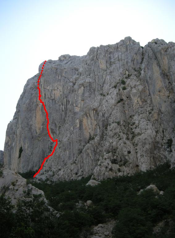 die wuchtige logische Linie der "El Condar Passa"