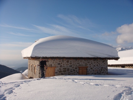 viel Schnee und noch immer gutes Wetter :-)