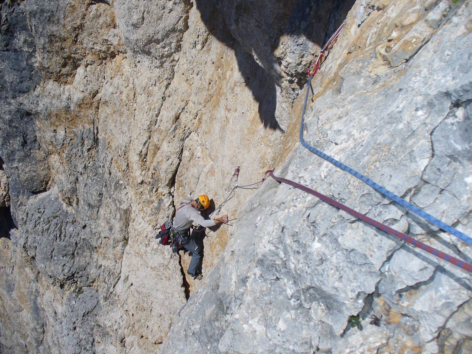 ich in der Schlüsselstelle der Tour