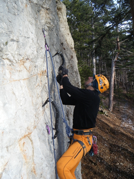 Drytooling in Ternitz 12