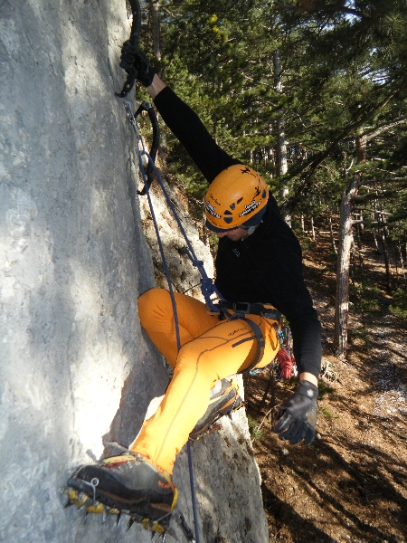 Drytooling in Ternitz 17