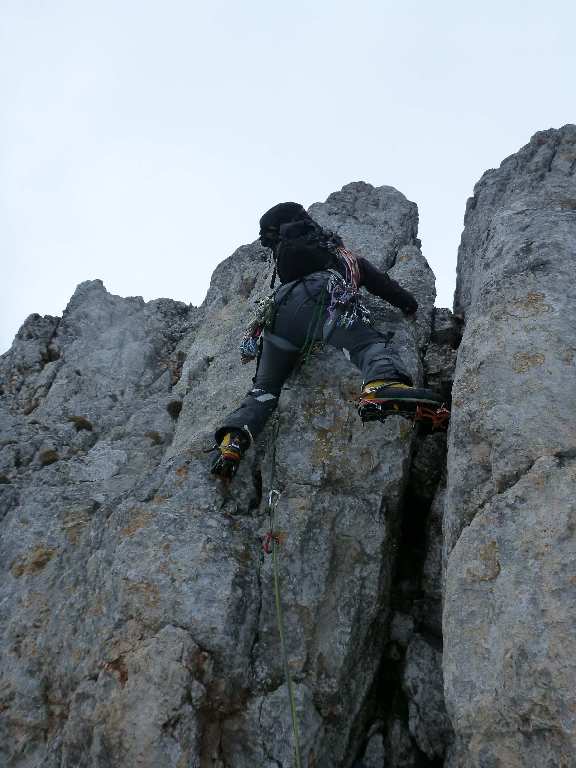 26 Nordostgrat Vestenkogel Jänner 2014