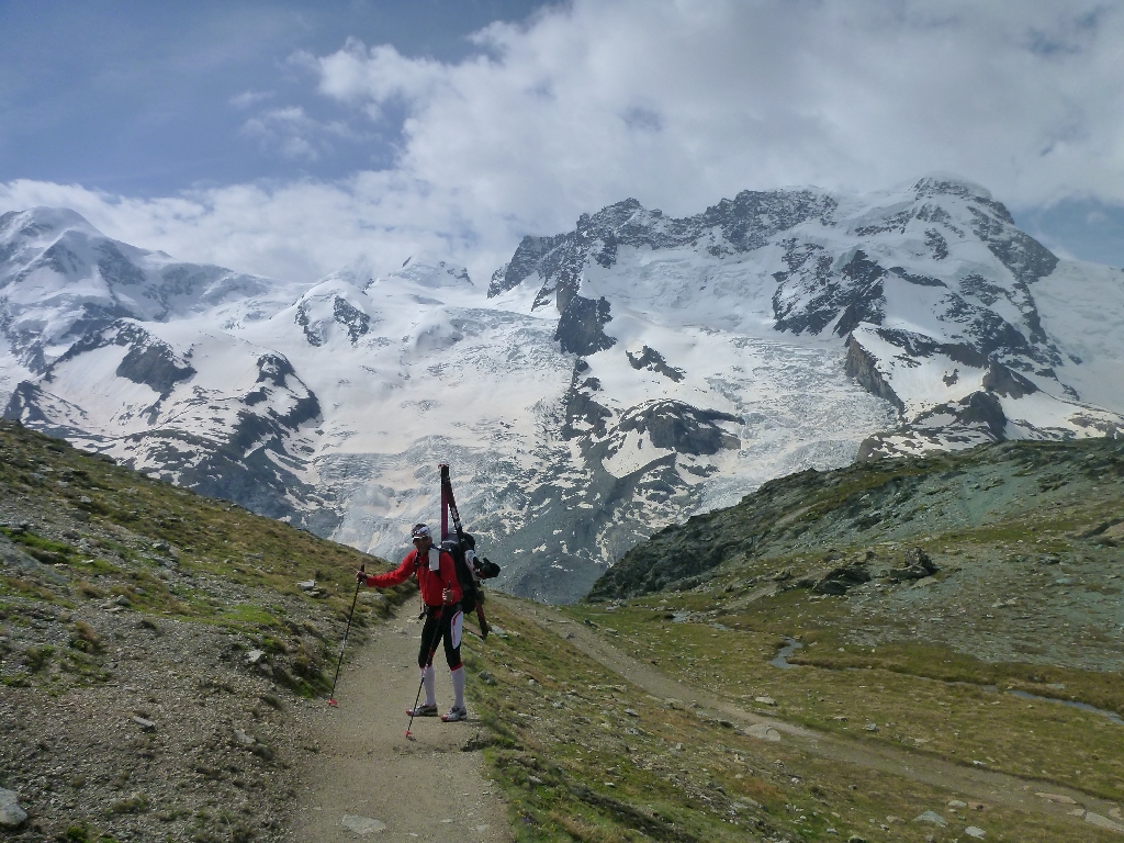 21 Zustieg Monte Rosa Hütte