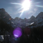 Die Rodelstecke von der Dolomitenhütte